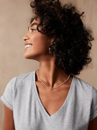 Timeless V-Neck T-Shirt | Banana Republic Factory