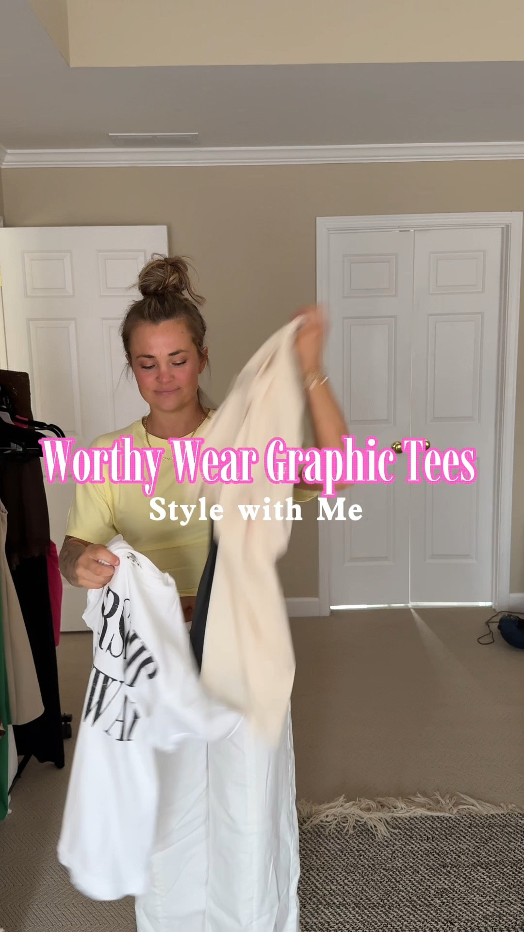 Graphic tees that are trendy and share your faith boldly and confidently. Thought I would show you how I would style them. Check out @Worthy Wear Shop and use code ERINS for 30% off sitewide. 

I’m wearing medium in all shirts. Linked in my LTK

#christian #graphictees #howtostyle #styleinspo #fashion 

#LTKootd #LTKgrwm #LTKmomlife
