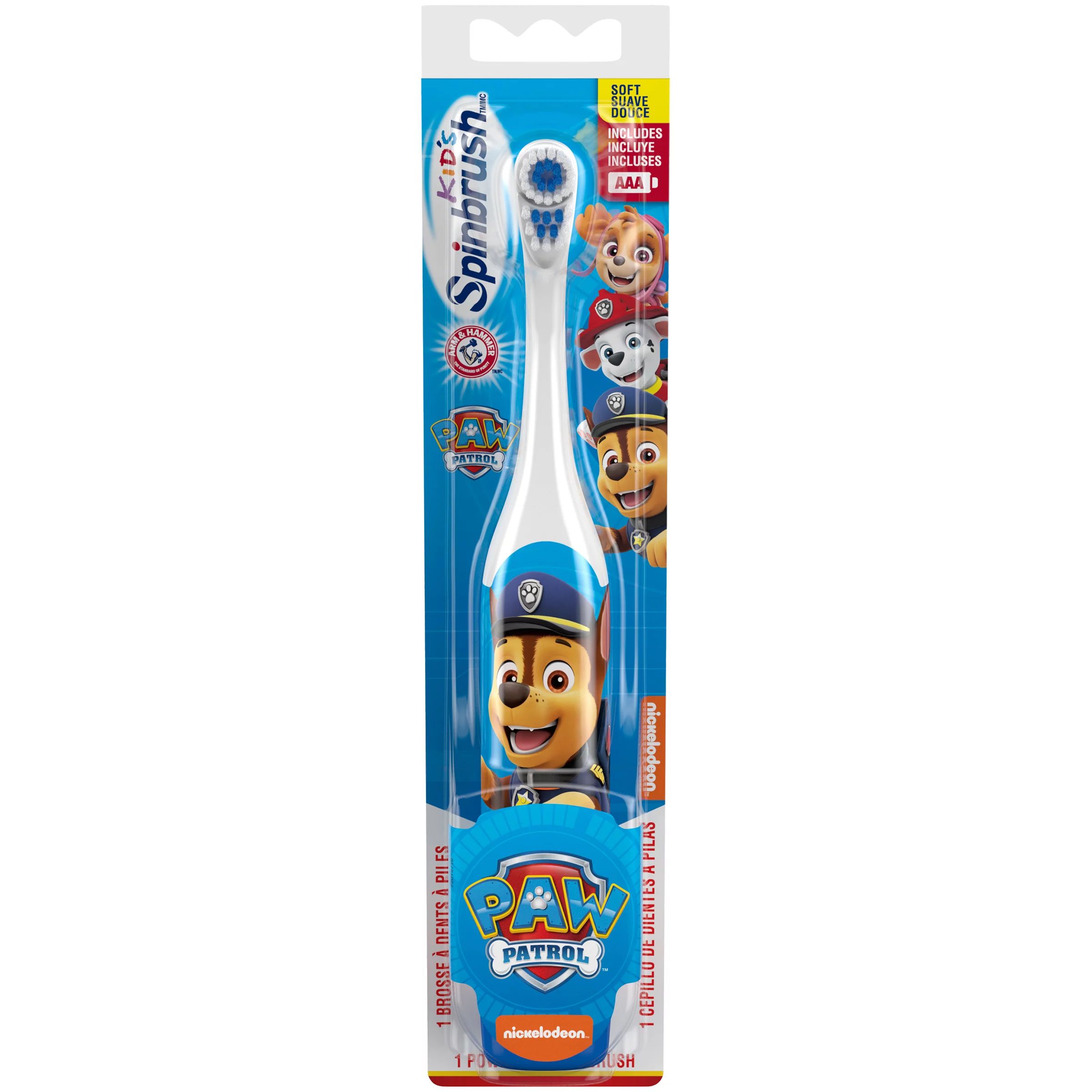 Arm & Hammer Kids Spinbrush Paw Patrol, 1 Count, Character May Vary | Walmart (US)