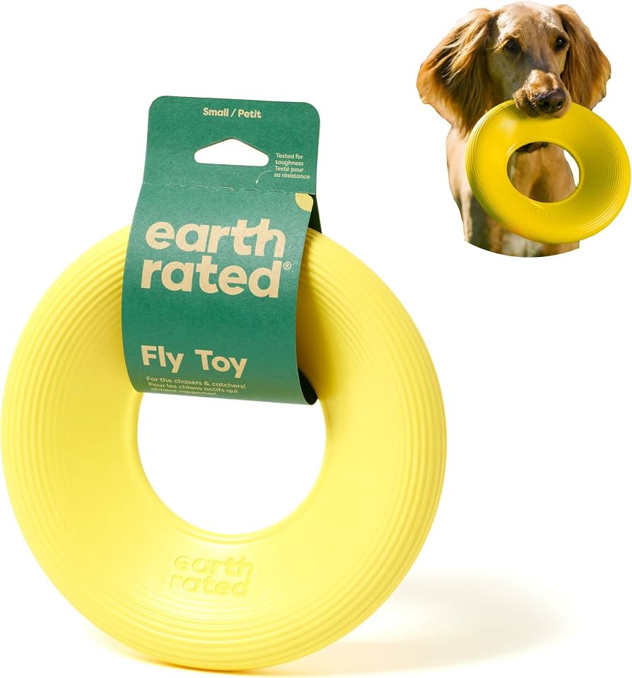 Earth Rated Flying Disc Toy for Dogs and Puppies, Interactive Dog Toys, Saucer Floats in Water, S... | Amazon (US)