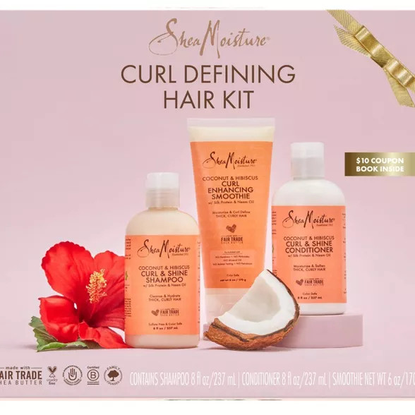 SheaMoisture Curl Defining Hair Gift Pack Set - 3ct | Target