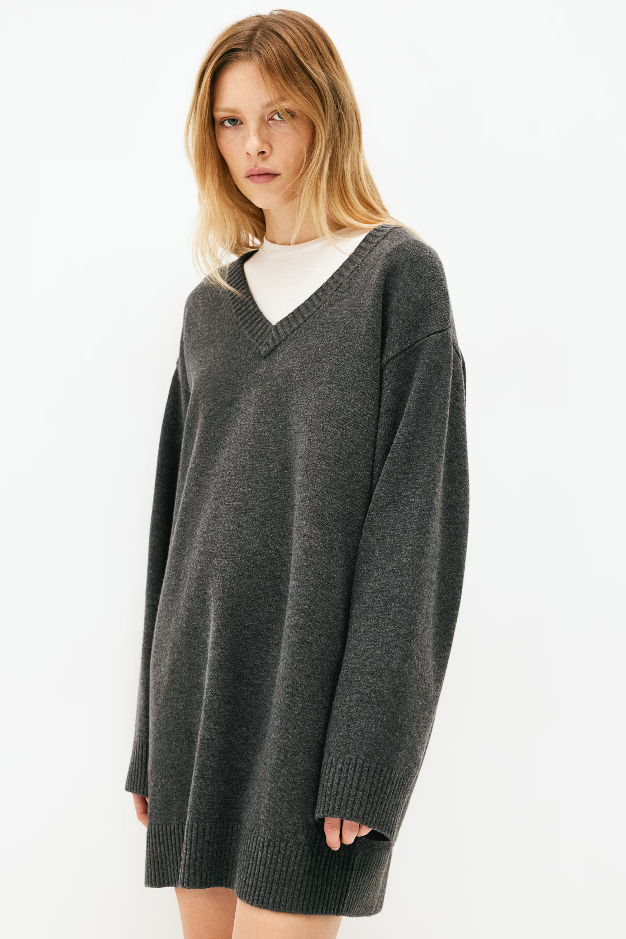 Knit V-Neck Dress | H&M (US + CA)