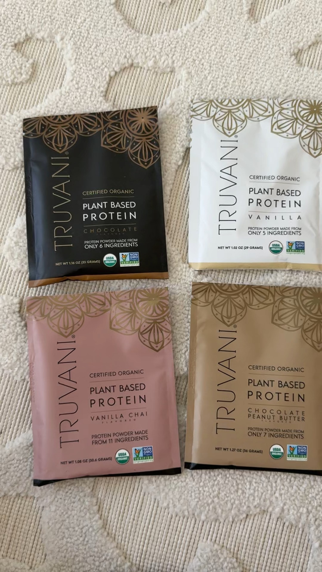 Truvani plant based protein powder 

#LTKStyleTip #LTKFindsUnder50 #LTKBeauty
