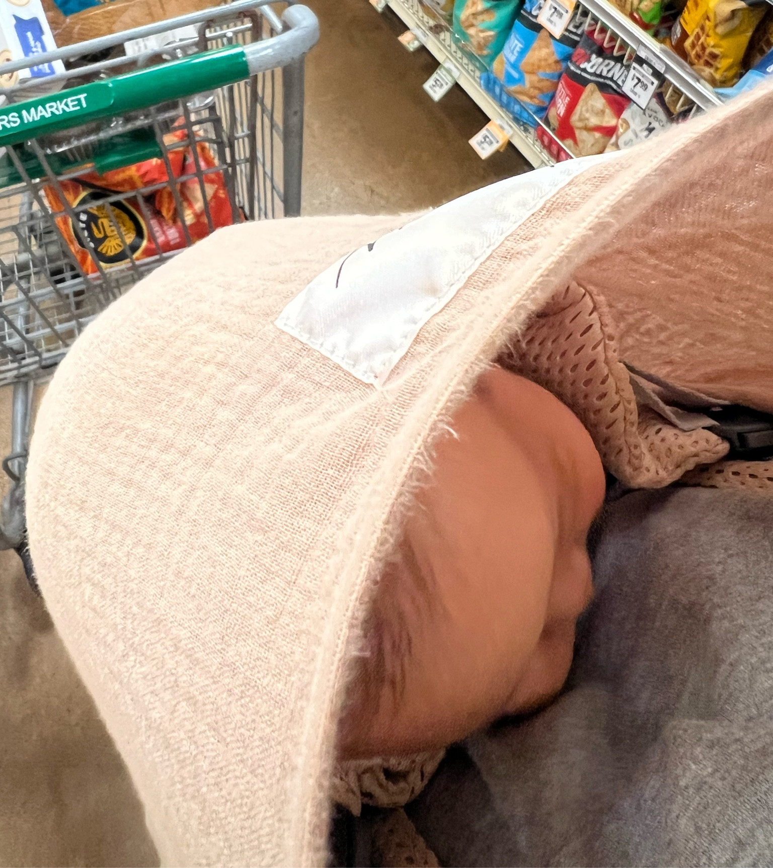 fav infant baby carrier with my nursing cover over  is the best way to get Ellie to nap on the go! 

#LTKBaby #LTKFamily #LTKKids
