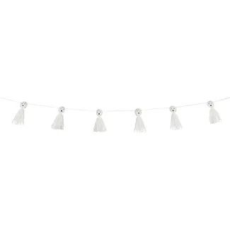 Ghost Tassel Halloween Garland | Target