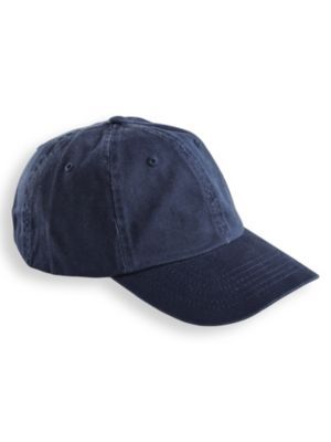 Dorfman Pacific Men's Garment-Washed Twill Cap, Navy Blue N/A | Blair