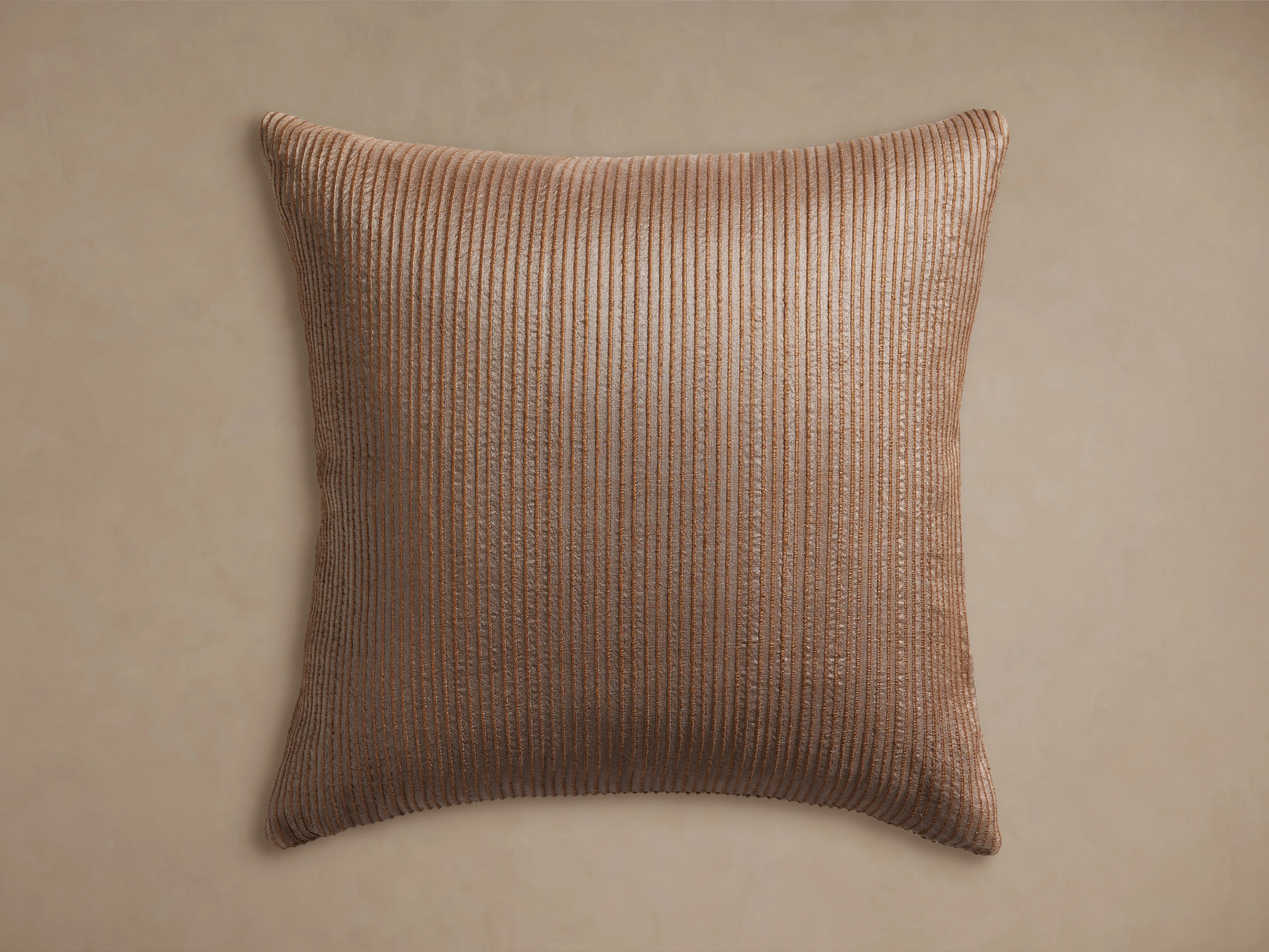 Raw Silk Ribbed Pillow Cover | Arhaus