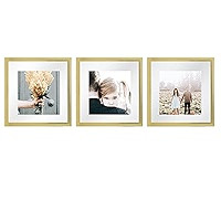 Set Of 3 Gold Frames  | Amazon (US)