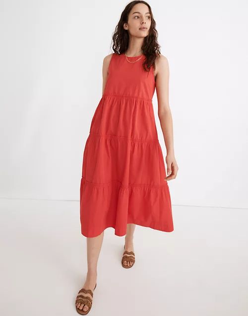 Cattail Tiered Dress | Madewell