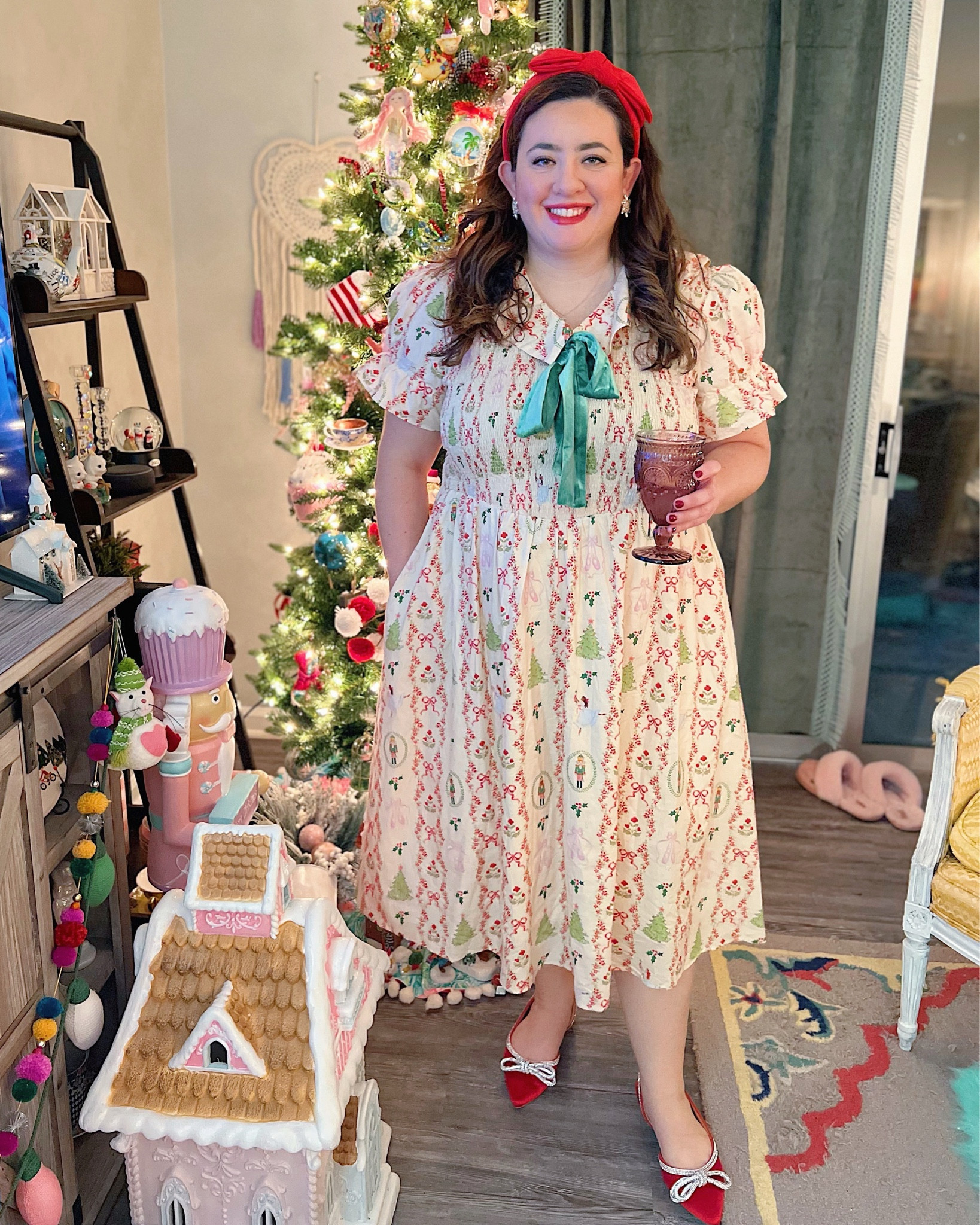 Cottagecore Christmas dress 🎄

#LTKHoliday #LTKparties #LTKmidsize