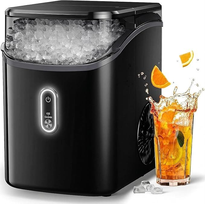 Silonn Nugget Ice Maker Countertop, Pebble Ice Maker with Soft Chewable Ice, One-Click Operation ... | Amazon (US)