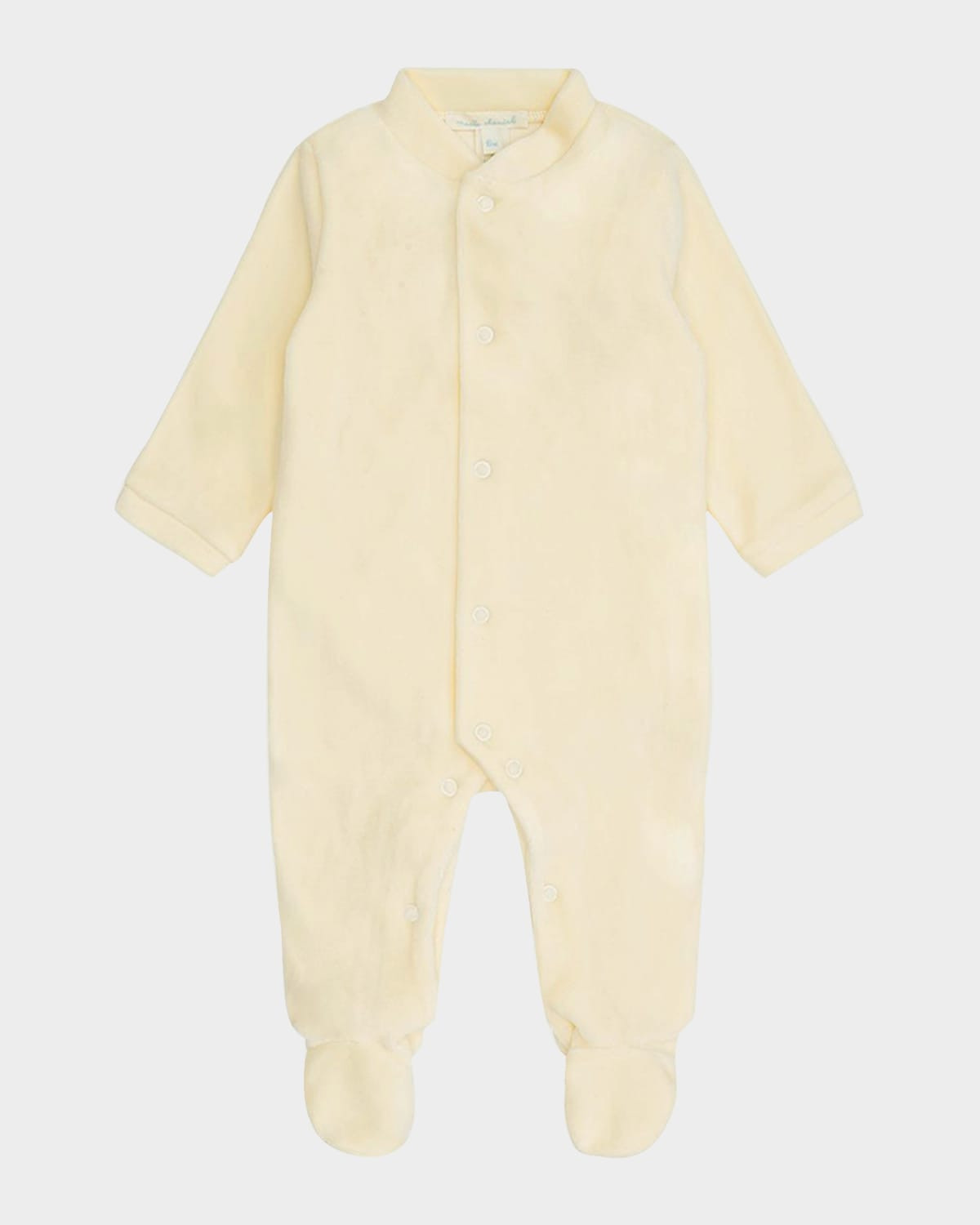 Girl & apos;s Velour Golden Angel Wing Footie Pajamas, Size Newborn-18M | Neiman Marcus