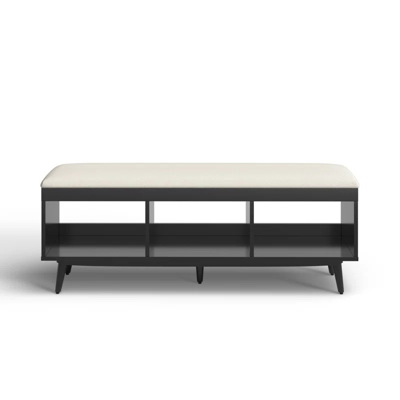 Hungate Linen Upholstered Storage Bench | Wayfair North America