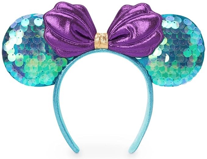 Disney Parks Exclusive - Minnie Mickey Ears Headband - Ariel The Little Mermaid | Amazon (US)