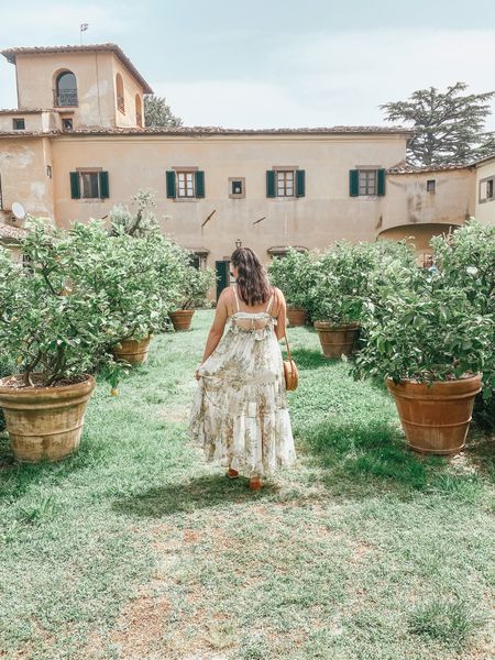 This flowy maxi dress is light weight and was perfect to wear on our winery tours in Italy. I love the delicate material and beautiful floral print. The perfect summer dress for vacations.

#LTKSeasonal #LTKstyletip