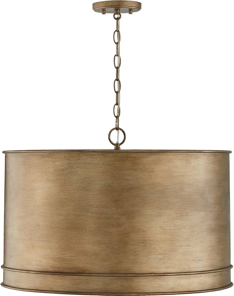 Capital Lighting 349242ML Nole Industrial Mediterranean Convertible Metal Drum Pendant/Semi Flush... | Amazon (US)