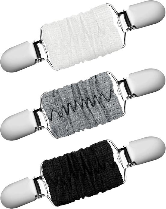 WILLBOND 3 Pieces Fit Dress Cinch Clip Vintage Sweater Shawl Clip Retro Cardigan Collar Clip Broo... | Amazon (US)