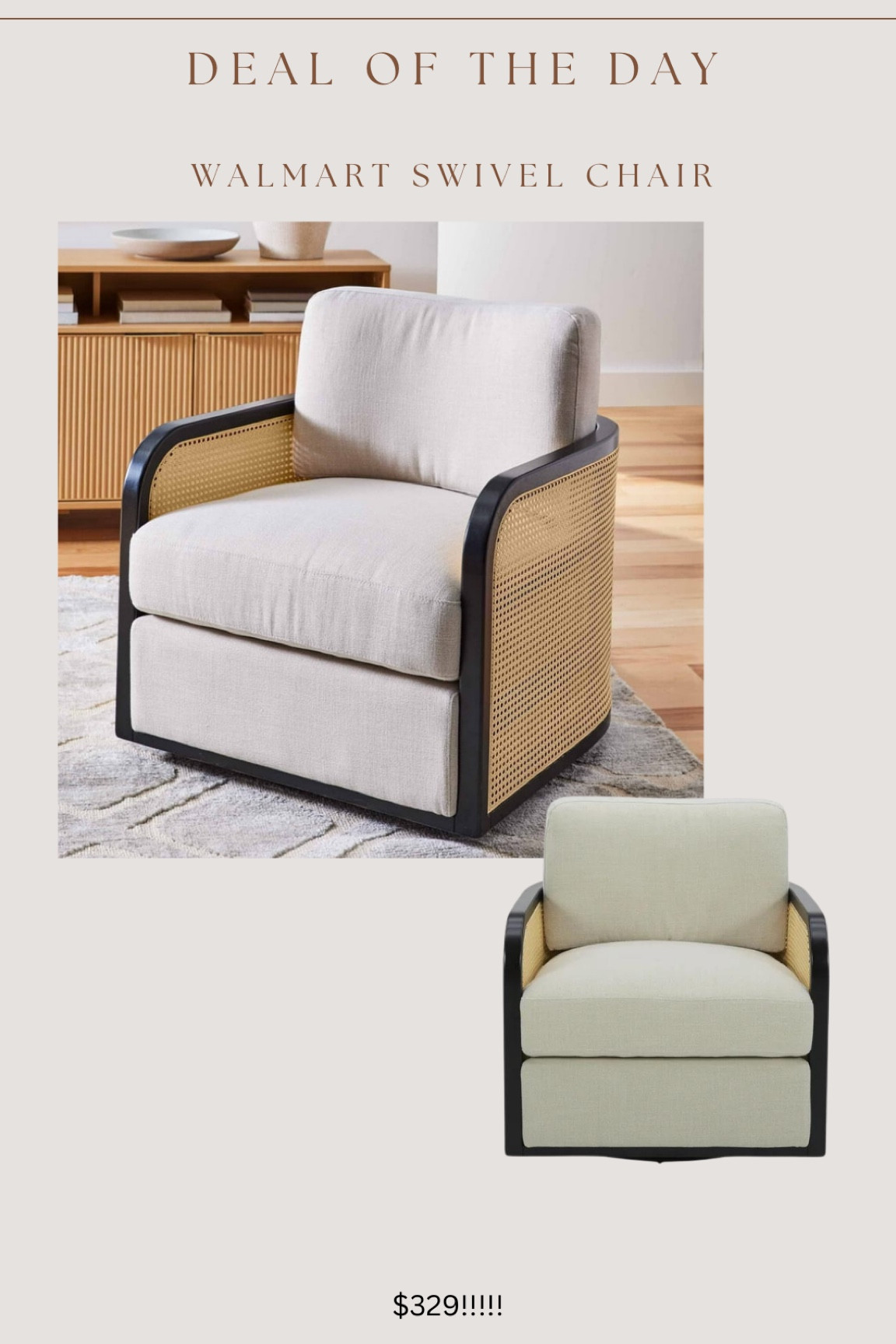 Best priced cane side swivel chair I’ve found yet!!! 😍😍

#LTKSaleAlert #LTKSummerSales #LTKHome