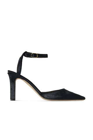 The Row Carla Ankle Strap 80 in Black | FWRD 