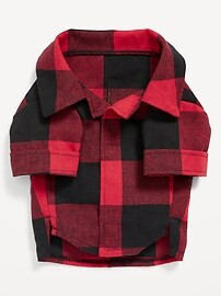 Matching Print Flannel Shirt for Pets | Old Navy (US)
