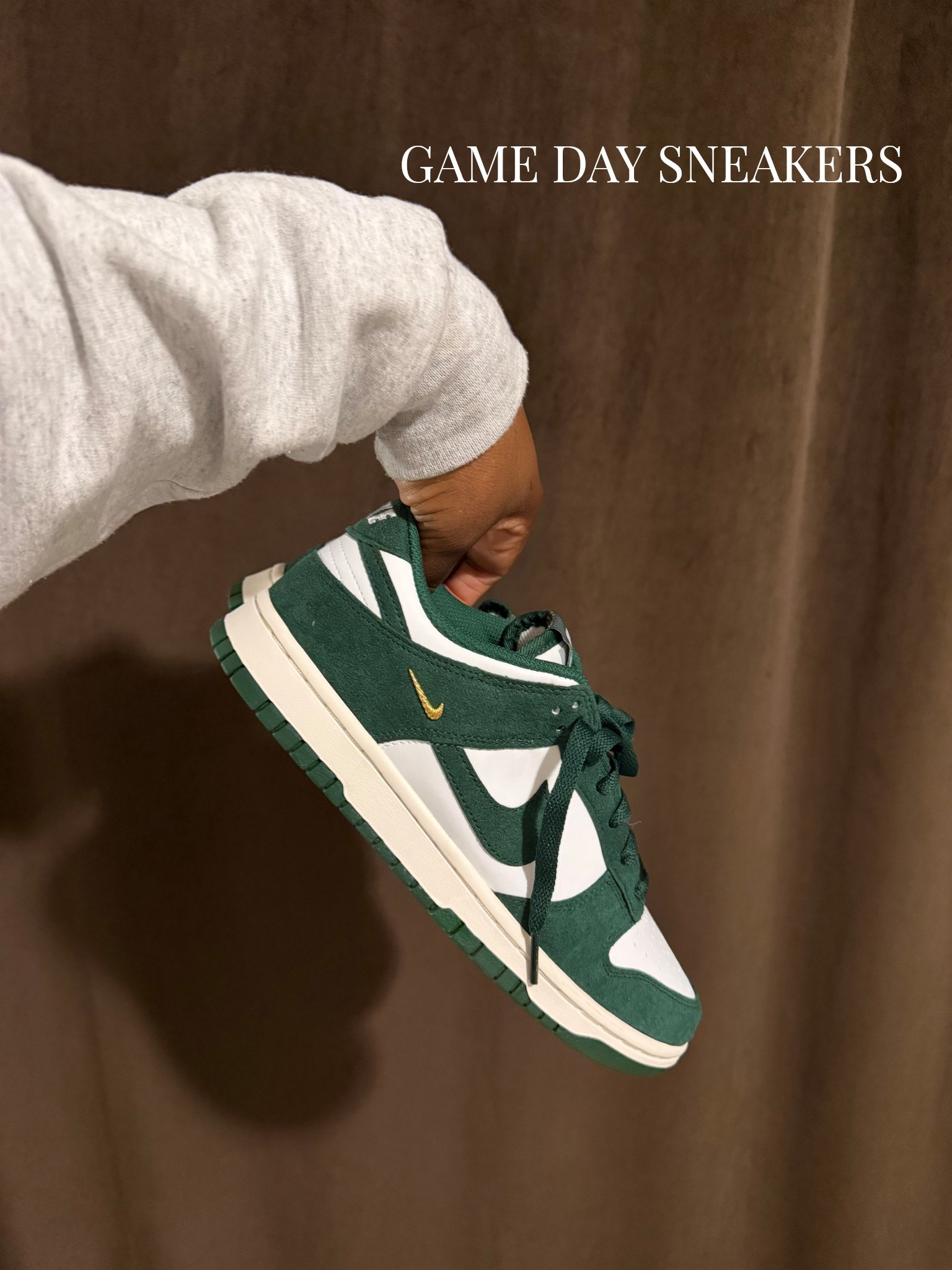 Nike dunks for game day 

#LTKootd #LTKdayinmylife