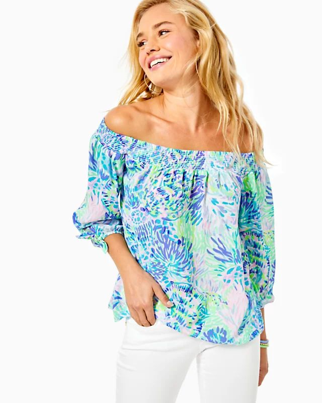 Maryellen Off-The-Shoulder Top | Lilly Pulitzer