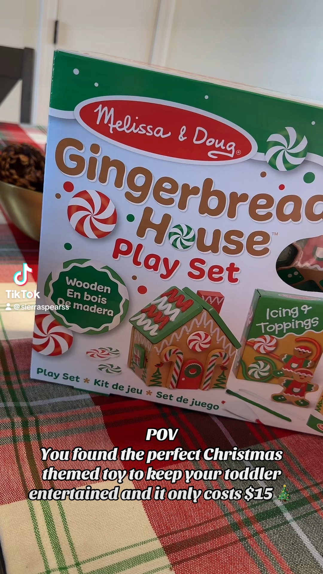 Pretend gingerbread house! Perfect gift for toddlers! Only $15

#LTKSeasonal #LTKGiftGuide #LTKHoliday