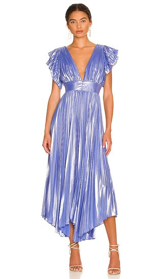 Niesha Midi Dress in Palace Blue | Revolve Clothing (Global)