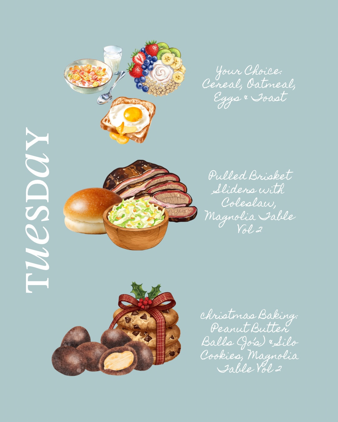 Yesterday would have been my dad’s birthday and this year it landed heavier than expected. Losing my mom earlier this year seems to have shifted how the grief shows up. Quieter. Deeper. Less dramatic and more lingering.

So I did what felt possible. I slept. I got a video up for my P.F. Chang’s collaboration and would love if you gave it a little love. I read. I accidentally fell into a chocolate cake debate on Threads. I took a bubble bath. I let myself remember the way we marked my dad’s birthdays growing up, often more enthusiastically than he preferred. A VCR one year. His favorite movie wrapped separately. A shirt on his birthday and pants at Christmas because the dates were so close together. Practical. Thoughtful. Very him.

Dinner stayed simple. A brick panini cooked right in the cast iron, crisp and comforting in a way I needed.

Today feels forward-facing. The day before our Christmas. Chad works on Christmas Day, so tomorrow will be pierogies, dinner, Christmas Eve service, and presents. Which means today holds cookies and chocolate candy, a church cookie potluck, a little last-minute shopping, and planning the big day.

Some days are for remembering. Some are for preparing.
Both deserve a place at the table.

Gracefully yours,
🫶🏻 Jeanie Jo

#LTKdayinmylife #LTKfoodie #LTKHoliday