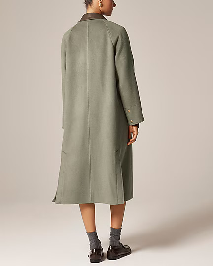 Long Barn Jacket™ in drapey wool blend | J. Crew US