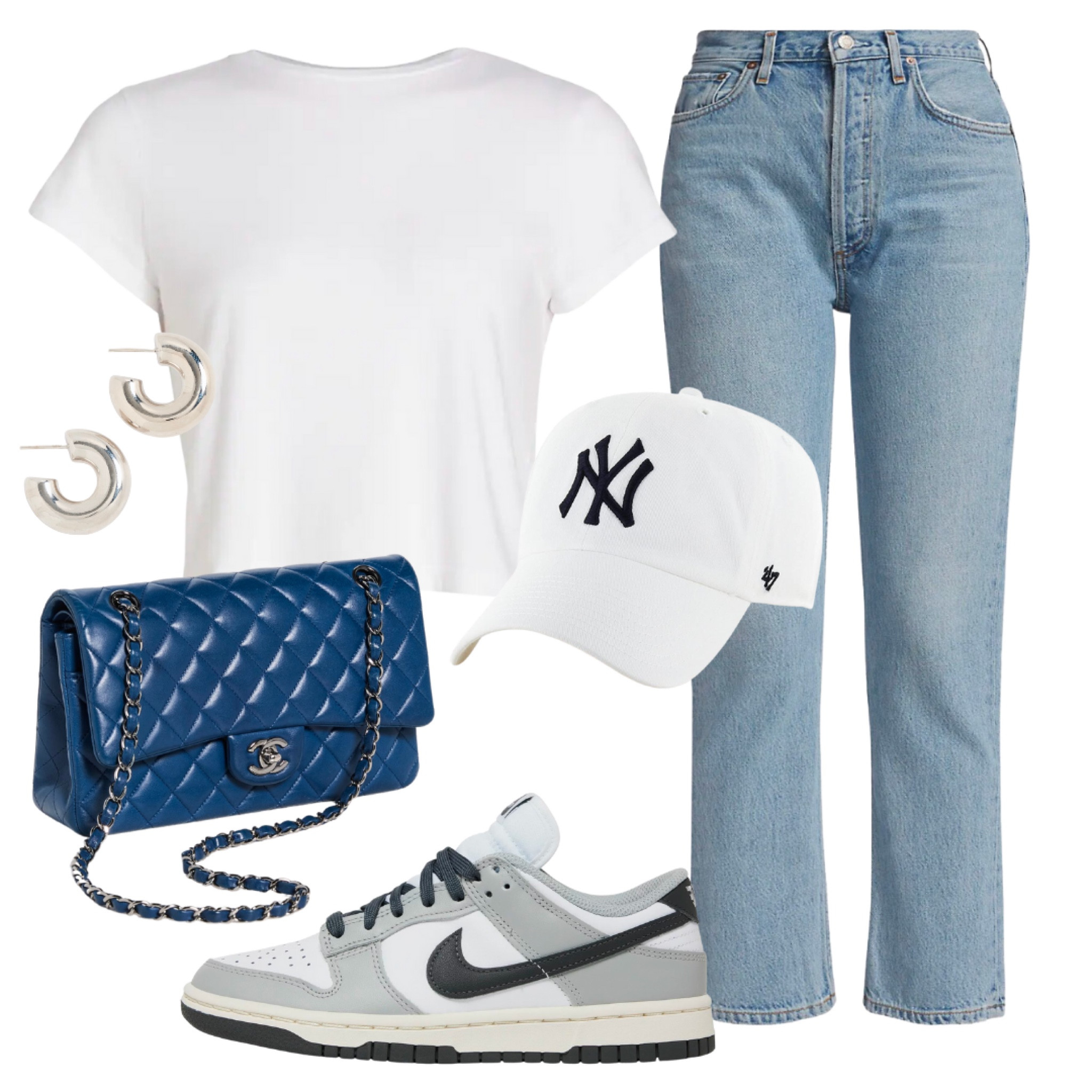 New York Yankees game outfit inspo! 

Baseball / casual outfit / sporty / baseball game outfit / spring outfit / summer outfit / under 100 / tank top / sneakers 