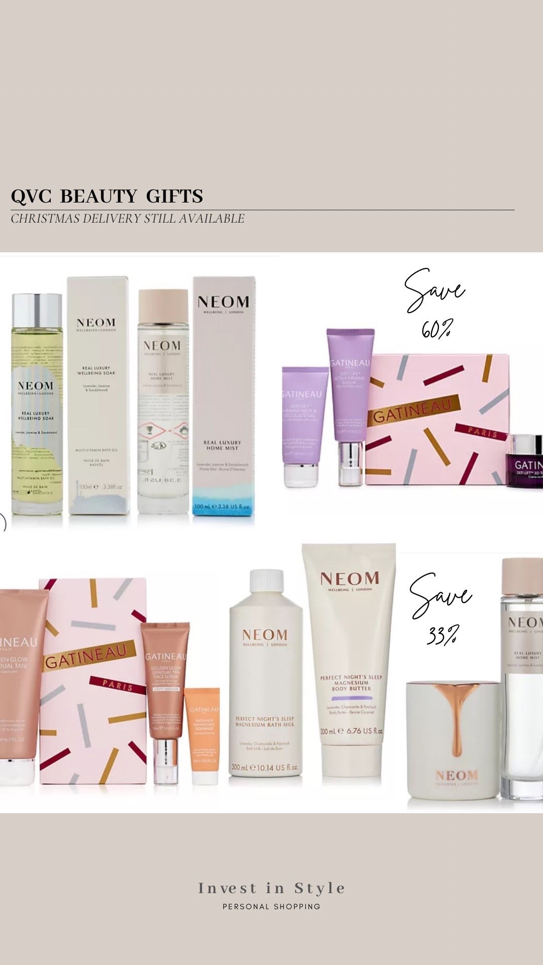 Beauty gifts in time for Christmas 
Great savings 
Save an extra £5 for new customers 
With code FIVE4U ( min spend £20.01) 

#LTKgiftguide #LTKbeauty #LTKfestive