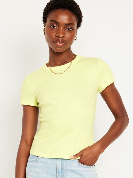 Snug Cropped T-Shirt for Women | Old Navy (US)