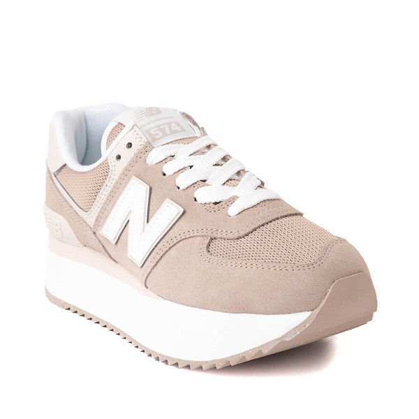 Womens New Balance 574+ Athletic Shoe - Driftwood | Journeys