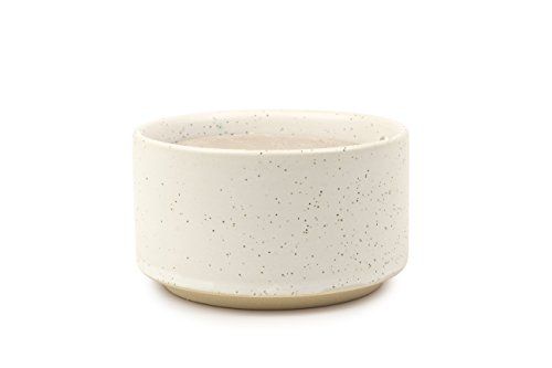 Paddywax Mesa Collection Scented Soy Wax Candle in Matte Speckled Ceramic, 3.5-Ounce, Cotton & Teak | Amazon (US)