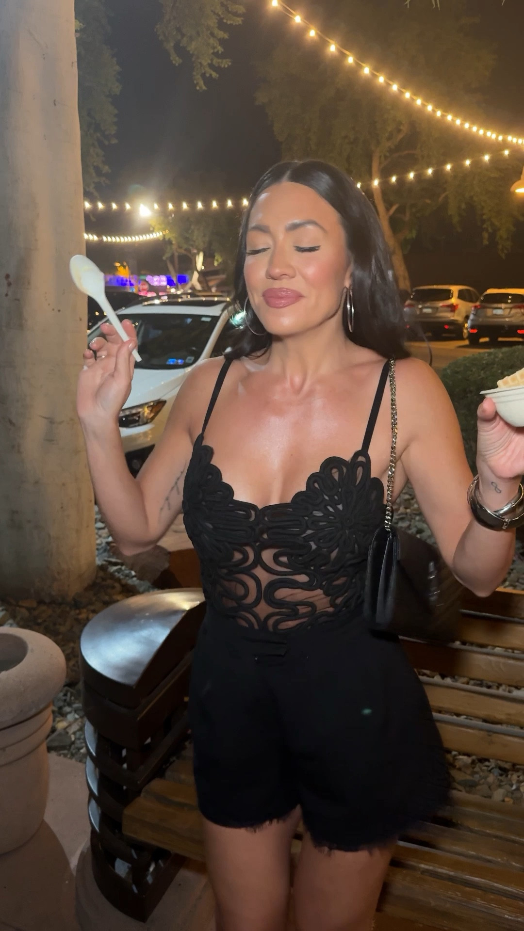 Date night outfit inspo! 
My black @AKIRA top is low stock but shared similar styles! My @Zara shorts are a size XS 

Black outfit 
Date night inspo 


#LTKootd #LTKgrwm #LTKdayinmylife