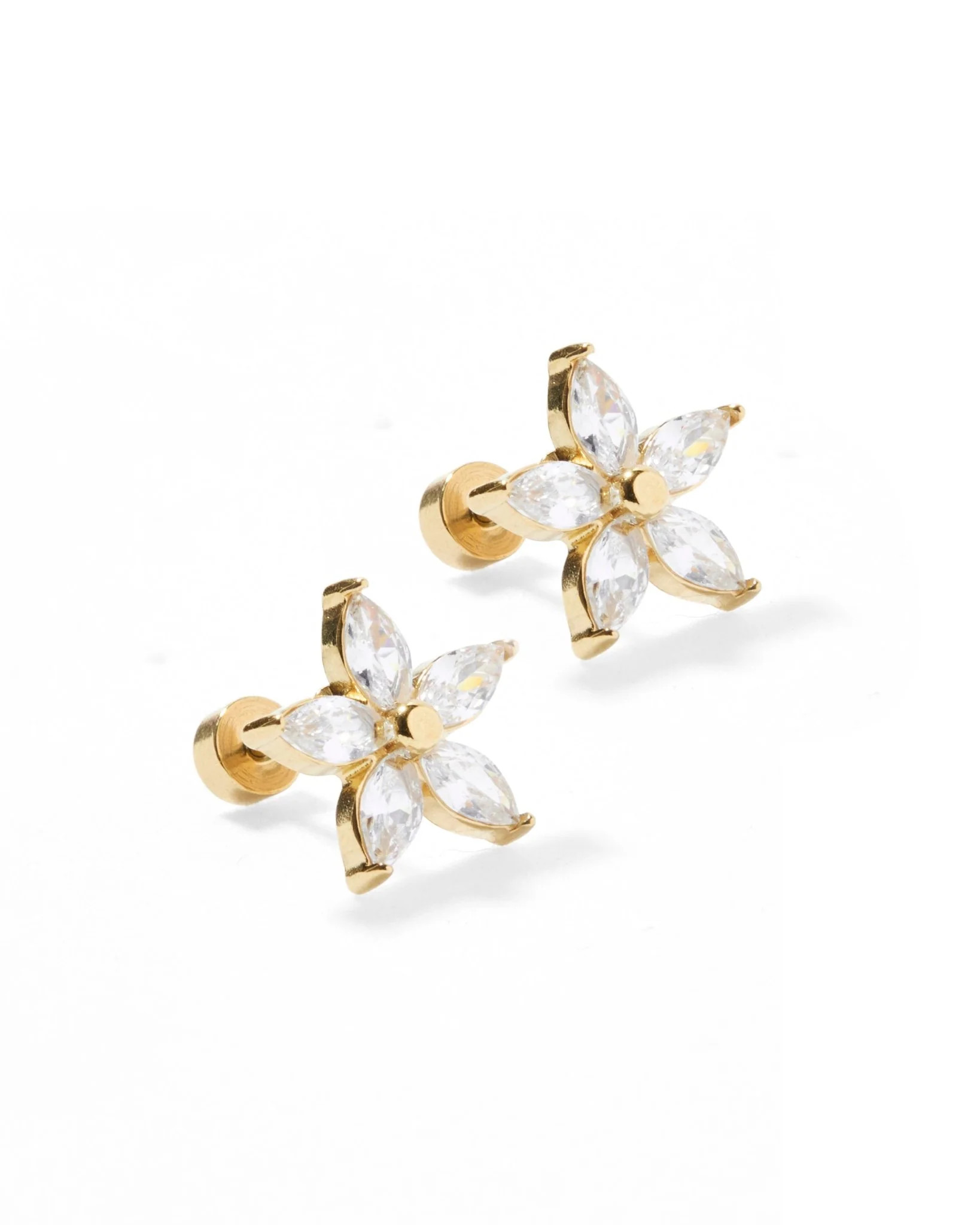 Screwback Stud Earrings - Lily - Shop LINNY CO | LINNY CO LLC