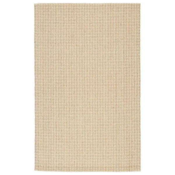 Bauer Natural Solid Color Wool and Sisal Blend Area Rug - Beige/Ivory - 10'X14' | Bed Bath & Beyond