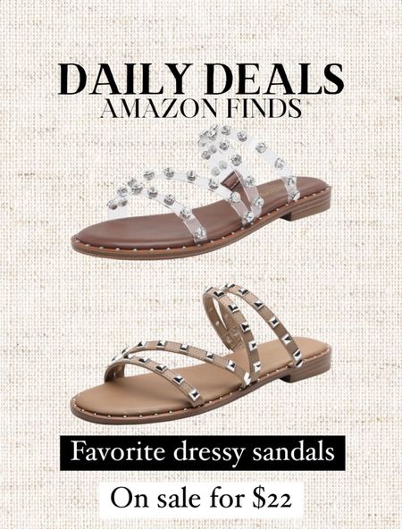 Amazon fashion Amazon finds Amazon daily deals studded sandals vacation sandals on sale run tts 

#LTKSaleAlert #LTKFindsUnder50