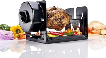 Cordless Universal Rotisserie Kit for Grills Ovens and Smokers - Non-Electric Wind-up Spit Roaste... | Amazon (US)