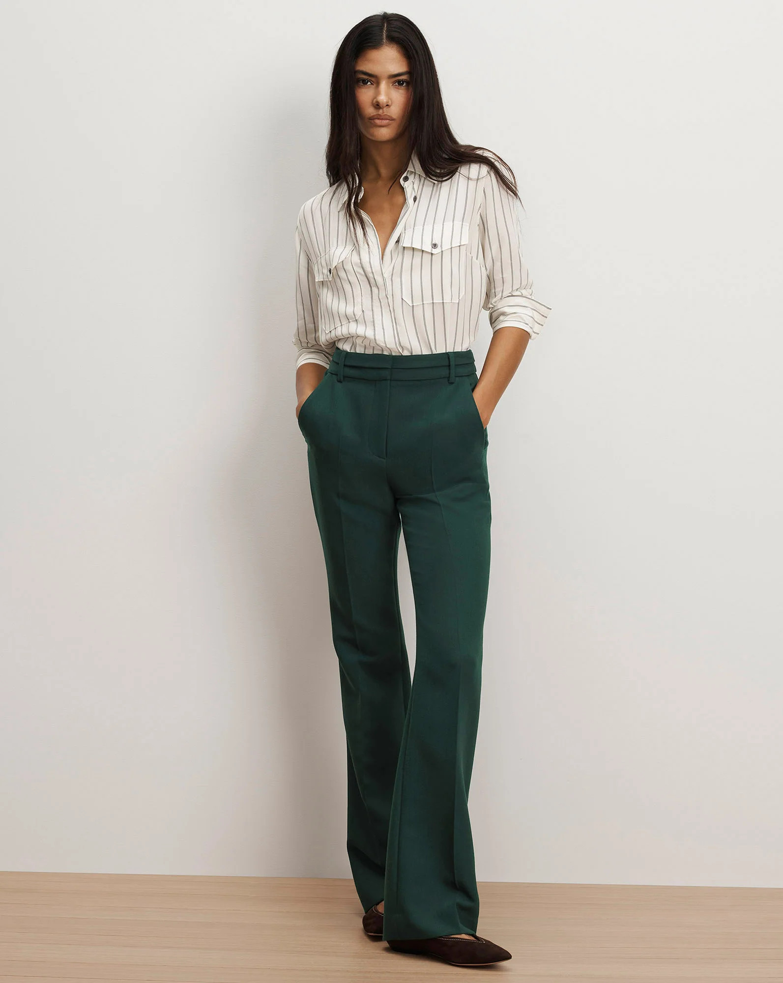Melvin Flared Pant | Veronica Beard