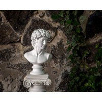 Male Bust Sculpture // Trendy Ancient Statue For Modern Home Etsy Dude Free Shipping | Etsy (US)