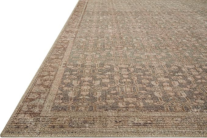 Loloi Angela Rose x Aubrey Collection AUB-04 Sage / Bark, Traditional 2'-6" x 7'-6" Runner Rug | Amazon (US)