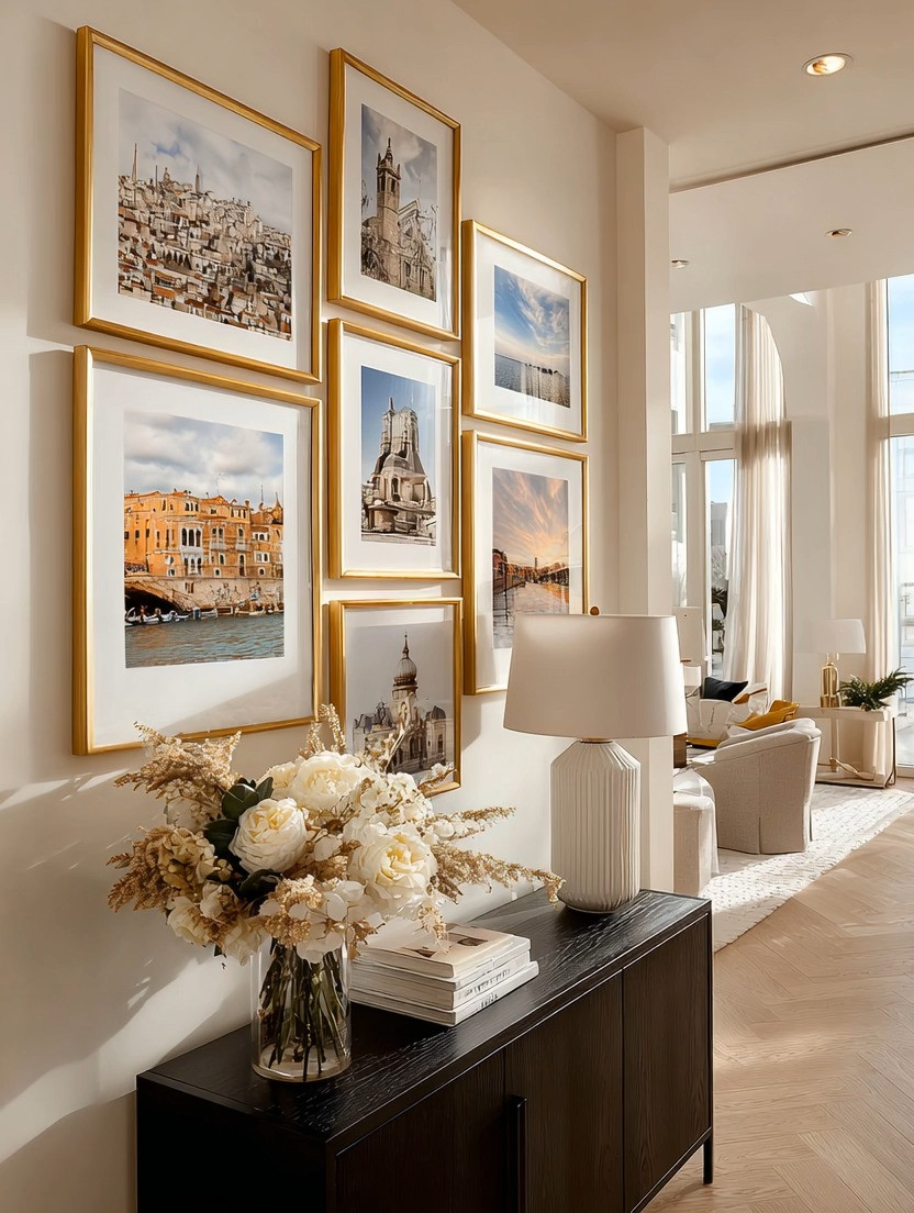 Your memories don’t belong only in your phone… they deserve a place in your home.

That trip you loved, the cities that stayed with you, the moments with family and friends—this is how you bring them back to life every single day. A well-designed wall gallery doesn’t just decorate a space, it tells your story.

And the best part? It doesn’t have to be complicated.

Start with a curated set of frames—same size for a clean look or mix sizes for a more collected, designer feel. These elegant gold frames instantly elevate your photos, turning simple memories into something refined and intentional.

Place it in your hallway, living room, or entryway—and watch how it becomes the one spot every guest pauses at.

Because the most beautiful homes aren’t just styled… they’re personal.

Create your own gallery wall—frame sets and options available, product options linked below.

#gallerywall #homedecorideas #interiorstyling #luxuryhome 

 #LTKHome