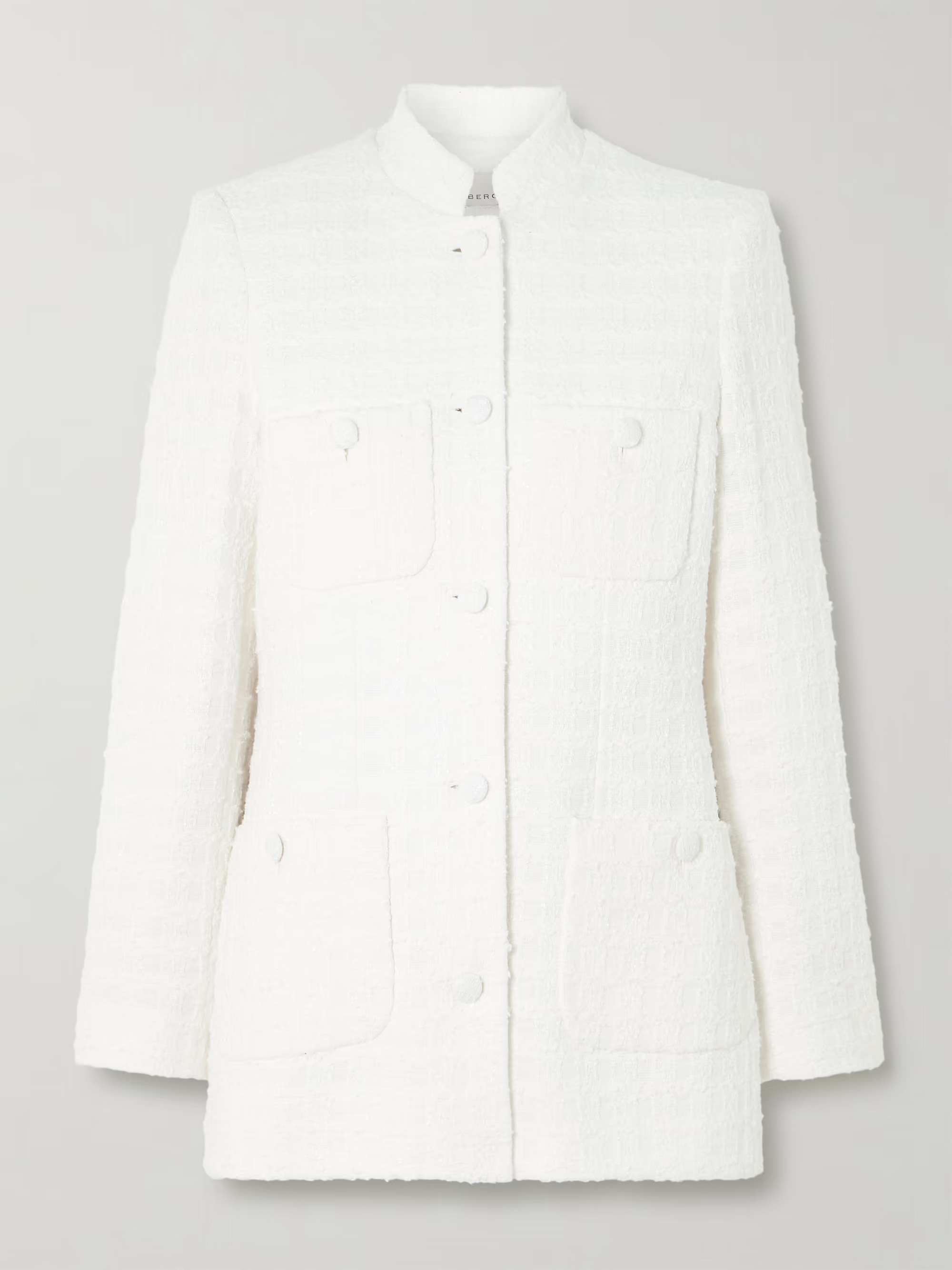 Raja checked cotton-blend bouclé-tweed jacket | NET-A-PORTER (US)