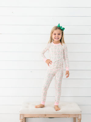 Pretty Pumpkin PJ Set | Poppy Kids Co
