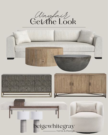 Way day is coming tomorrow!! Time to shop some great finds at an amazing price!! I love these Joss and Main finds!! They light wood sideboard is a best seller! Love the drum coffee tables and this neutral couch!! The boucle chairs is trending in a major way and I love this statement bench!! Beigewhitegray 

#LTKsalealert #LTKhome #LTKstyletip
