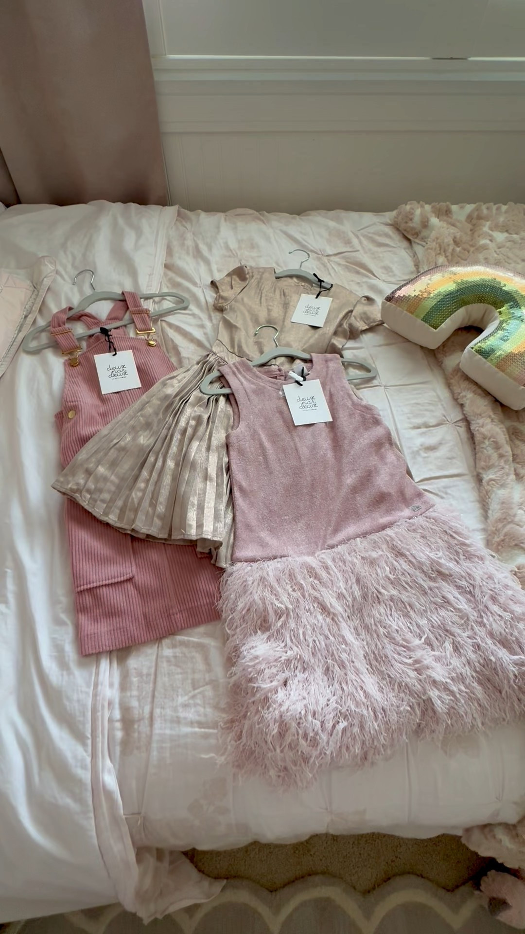 A closer look at the details of these dresses 😍 Absolutely love Canadian brand Deux par Deux kids clothes - especially when it comes to special occasion dresses! Like how adorable is this feathered dress?! Plus, you can use FW25-HollyH15 until the end of the month for 15% off the new collection 


#LTKFallSale #LTKKids #LTKFamily