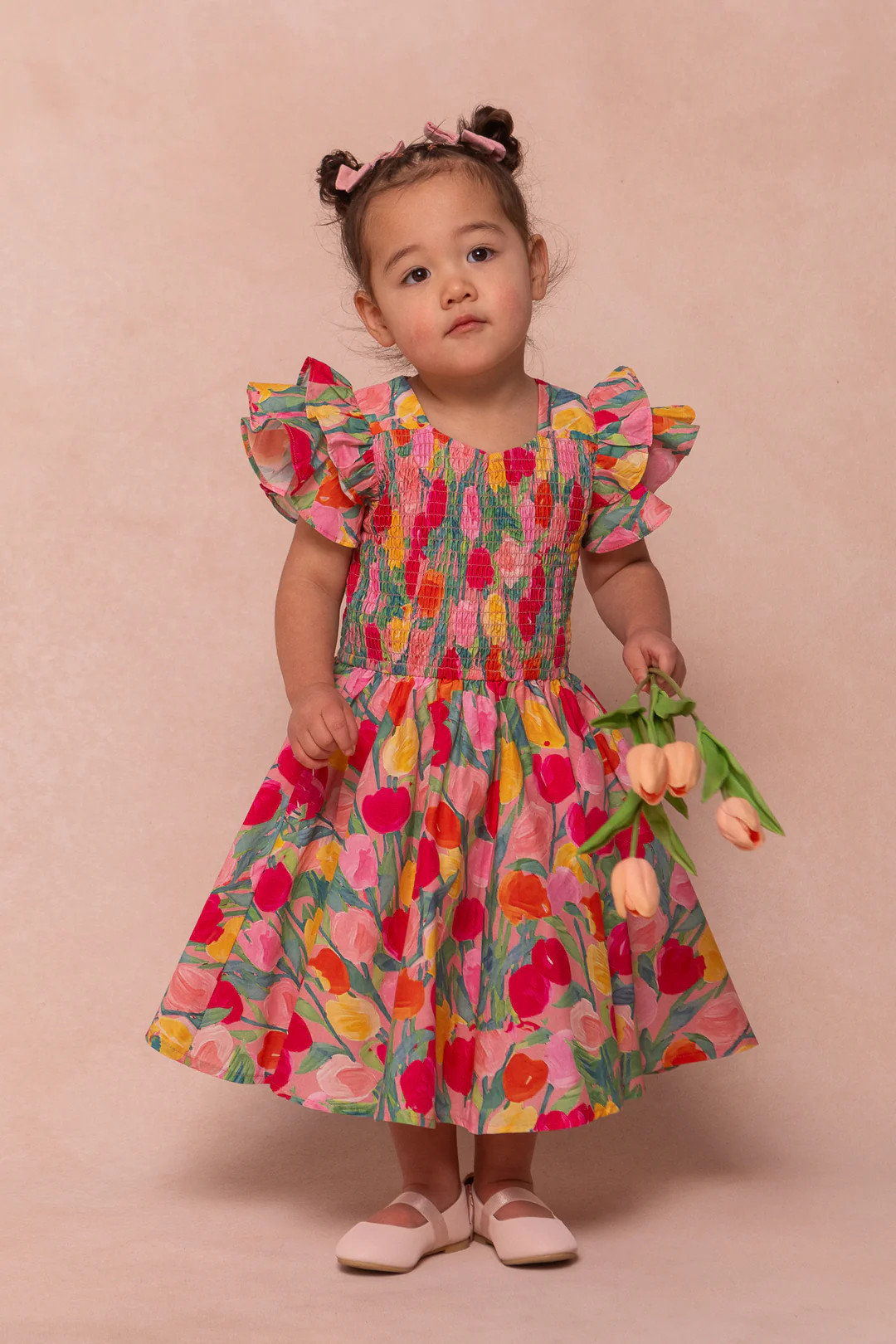 Mini Hattie Dress in Tulips | Ivy City Co