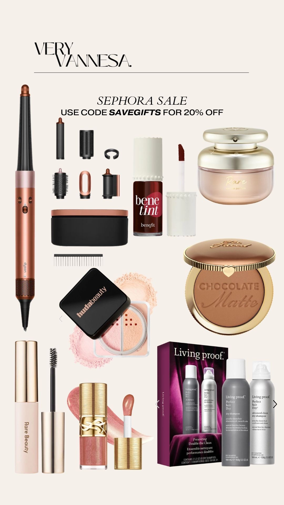 Sephora sale 20% off w code SAVEGIFTS

#LTKSaleAlert #LTKBeauty #LTKHoliday